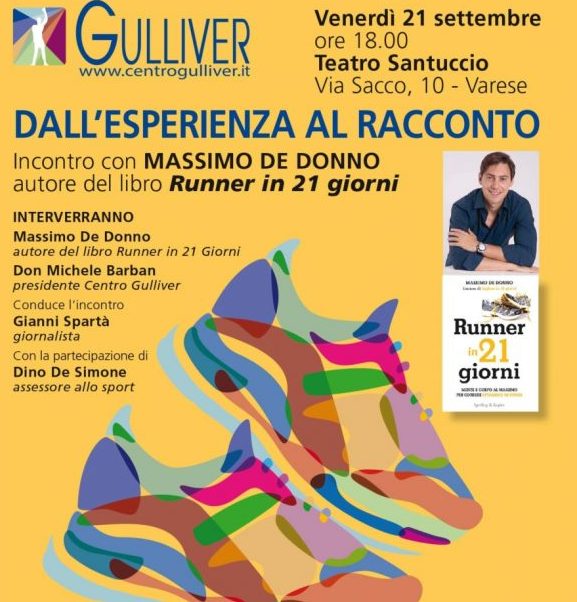 Runner in 21 Giorni presentazione Varese